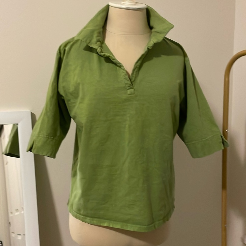 Vinyasa yoga hemp stretch shirt